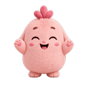 Larkey smiling and waving happily
